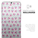 The All Over Watermelon Slice Pattern - Premium Vinyl Skin Decal for Samsung Galaxy S25 Ultra, S24, S23, S22 & All Galaxy S Models