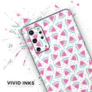The All Over Watermelon Slice Pattern - Premium Vinyl Skin Decal for Samsung Galaxy S25 Ultra, S24, S23, S22 & All Galaxy S Models