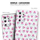 The All Over Watermelon Slice Pattern - Premium Vinyl Skin Decal for Samsung Galaxy S25 Ultra, S24, S23, S22 & All Galaxy S Models