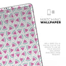 The All Over Watermelon Slice Pattern - Full Body Skin Decal for the Apple iPad Pro 12.9", 11", 10.5", 9.7", Air or Mini (All Models Available)
