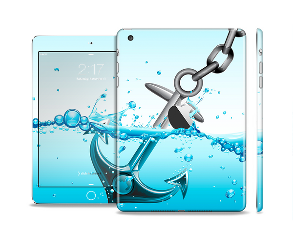 The Anchor Splashing Full Body Skin Set for the Apple iPad Mini 2
