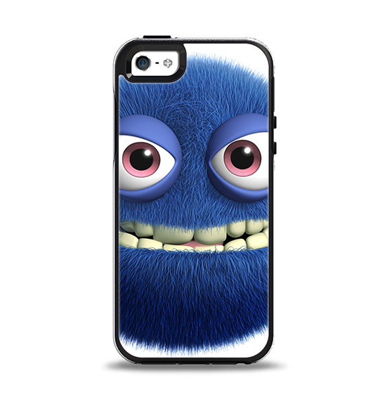 The Angry Blue Fury Monster Apple iPhone 5-5s Otterbox Symmetry Case Skin Set