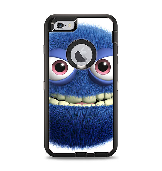 The Angry Blue Fury Monster Apple iPhone 6 Plus Otterbox Defender Case Skin Set