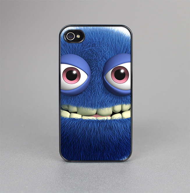 The Angry Blue Fury Monster Skin-Sert for the Apple iPhone 4-4s Skin-Sert Case