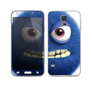 The Angry Blue Fury Monster Skin For the Samsung Galaxy S5