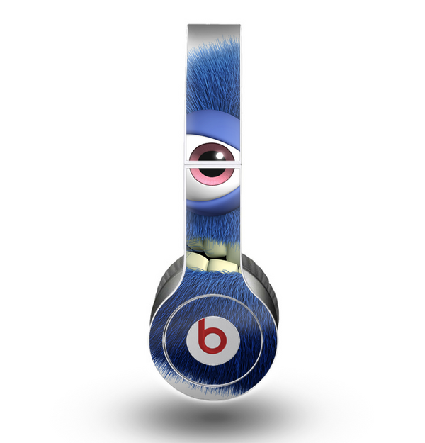 The Angry Blue Fury Monster Skin for the Beats by Dre Original Solo-Solo HD Headphones