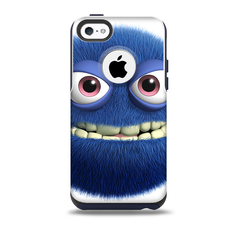 The Angry Blue Fury Monster Skin for the iPhone 5c OtterBox Commuter Case
