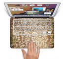 The Antique Floral Lace Pattern Skin Set for the Apple MacBook Air 11"