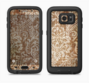 The Antique Floral Lace Pattern Full Body Samsung Galaxy S6 LifeProof Fre Case Skin Kit