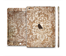 The Antique Floral Lace Pattern Full Body Skin Set for the Apple iPad Mini 3