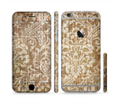 The Antique Floral Lace Pattern Sectioned Skin Series for the Apple iPhone 6s Plus