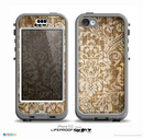 The Antique Floral Lace Pattern Skin for the iPhone 5c nüüd LifeProof Case