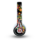 The Apple Icon Floral Collage Skin for the Beats by Dre Mixr Headphones