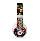 The Apple Icon Floral Collage Skin for the Beats by Dre Studio (2013+ Version) Headphones