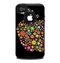 The Apple Icon Floral Collage Skin for the iPhone 4-4s OtterBox Commuter Case
