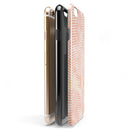 The Apricot Grunge Surface with Chevron iPhone 6/6s or 6/6s Plus 2-Piece Hybrid INK-Fuzed Case