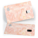 The Apricot Grunge Surface with Chevron - Premium Protective Decal Skin-Kit for the Apple Credit Card