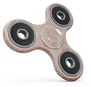 The Apricot Grunge Surface with Chevron Full-Body Fidget Spinner Skin-Kit