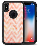 The Apricot Grunge Surface with Chevron - iPhone X OtterBox Case & Skin Kits