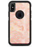 The Apricot Grunge Surface with Chevron - iPhone X OtterBox Case & Skin Kits