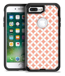 The Apricot and White Overlapping Circles - iPhone 7 Plus/8 Plus OtterBox Case & Skin Kits