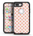 The Apricot and White Overlapping Circles - iPhone 7 Plus/8 Plus OtterBox Case & Skin Kits