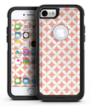 The Apricot and White Overlapping Circles - iPhone 7 or 8 OtterBox Case & Skin Kits