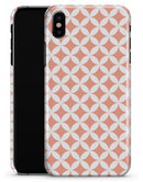 The Apricot and White Overlapping Circles - iPhone X Clipit Case