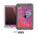 The Artistic Purple & Coral Floral Skin for the Apple iPad Mini LifeProof Case