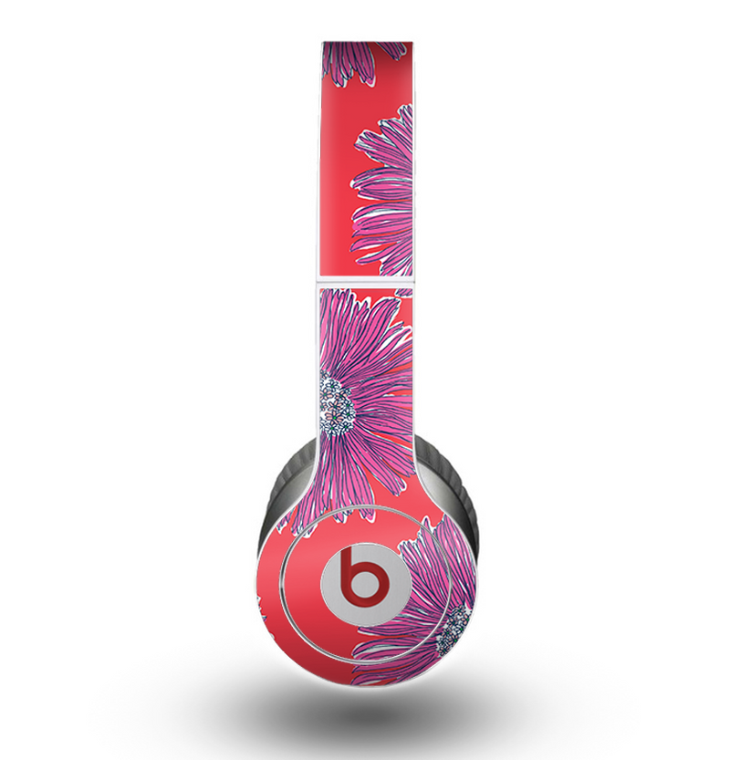 The Artistic Purple & Coral Floral copy Skin for the Beats by Dre Original Solo-Solo HD Headphones
