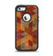 The Autumn Colored Geometric Pattern Apple iPhone 5-5s Otterbox Defender Case Skin Set