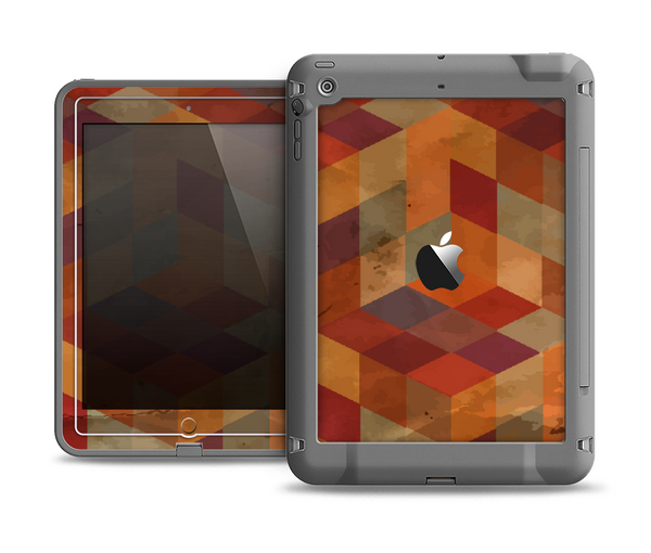 The Autumn Colored Geometric Pattern Apple iPad Mini LifeProof Fre Case Skin Set