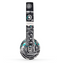 The Aztec Elephant Blue Accented Modern Illustration Skin Set for the Beats by Dre Solo 2 Wireless Headphones