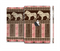 The Aztec Pink & Brown Lion Pattern Full Body Skin Set for the Apple iPad Mini 2