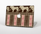 The Aztec Pink & Brown Lion Pattern Skin Set for the Apple MacBook Pro 15" with Retina Display