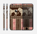 The Aztec Pink & Brown Lion Pattern Skin for the Apple iPhone 6