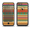 The Aztec Tribal Vintage Tan and Gold Pattern V6 Apple iPhone 6/6s LifeProof Fre Case Skin Set