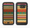 The Aztec Tribal Vintage Tan and Gold Pattern V6 Full Body Samsung Galaxy S6 LifeProof Fre Case Skin Kit