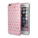 The Baby Pink Watercolor Stars iPhone 6/6s or 6/6s Plus 2-Piece Hybrid INK-Fuzed Case