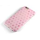 The Baby Pink Watercolor Stars iPhone 6/6s or 6/6s Plus 2-Piece Hybrid INK-Fuzed Case