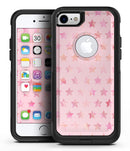 The Baby Pink Watercolor Stars - iPhone 7 or 8 OtterBox Case & Skin Kits