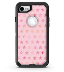 The Baby Pink Watercolor Stars - iPhone 7 or 8 OtterBox Case & Skin Kits