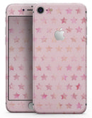 The Baby Pink Watercolor Stars - Skin-kit for the iPhone 8 or 8 Plus