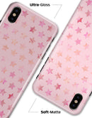 The Baby Pink Watercolor Stars - iPhone X Clipit Case