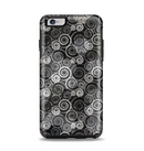 The Back & White Abstract Swirl Pattern Apple iPhone 6 Plus Otterbox Symmetry Case Skin Set