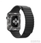 The Back & White Abstract Swirl Pattern Full-Body Skin Kit for the Apple Watch