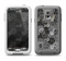 The Back & White Abstract Swirl Pattern Samsung Galaxy S5 LifeProof Fre Case Skin Set