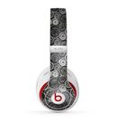 The Back & White Abstract Swirl Pattern Skin for the Beats by Dre Studio (2013+ Version) Headphones