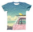The Beach Trip ink-Fuzed Unisex All Over Full-Printed Fitted Tee Shirt