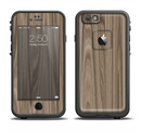 The Beige Woodgrain Apple iPhone 6/6s LifeProof Fre Case Skin Set